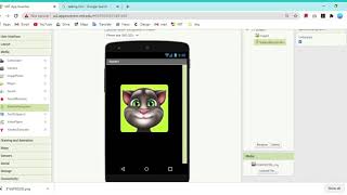 How to make a talking tom app using mit app inventor [upl. by Yoral]