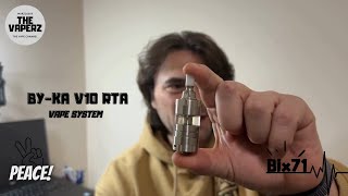 Vape System ByKa V10 RTA  My2Cent  vape smetteredifumare ecig byka vapesystem [upl. by Jermyn]