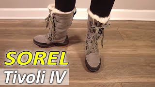 Sorel Womens Tivoli IV Tall Boot Review Waterproof Light Rain and Light Snow [upl. by Eaner915]