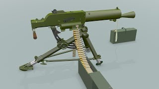 Schwarzlose machine gun 1912 [upl. by Nylicaj448]