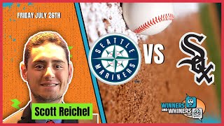 Free MLB Betting Pick Seattle Mariners vs Chicago White Sox 72624 Scotts Selections [upl. by Ferino]