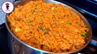 Cook Jollof Rice With Me  Delicious Nigerian Jollof Rice [upl. by Lempres]