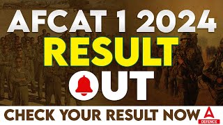 AFCAT 1 2024 Result Out  How to Check Your Result  Check AFCAT 1 2024 Result [upl. by Nayrda453]