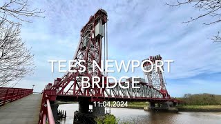 Tees Newport Bridge 11042024 [upl. by Aztilem]