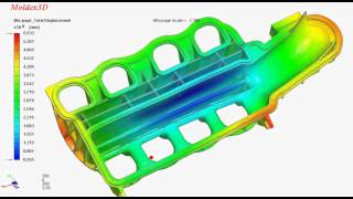 Moldex3D Warpage Simulation [upl. by Aspasia]