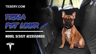 Tesla Pet Liner Review  Tesla Model S3XY Accessories [upl. by Itoyj]