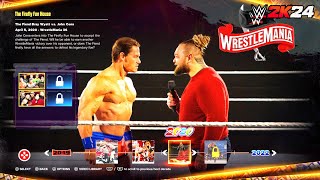 WWE 2K24 Showcase quotThe Fiendquot Bray Wyatt vs John Cena  WrestleMania 36 [upl. by Yenal]