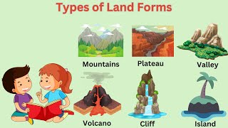 LANDFORMS  Types Of Landforms  Landforms Of The Earth [upl. by Florentia211]