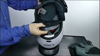 LS2 Rookie FF352 Motorcycles Helmet  How To Change Liner [upl. by Akimad203]