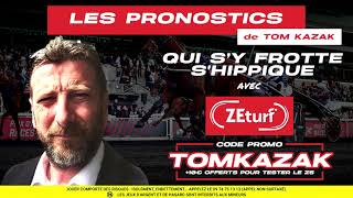 PRONOSTIC QUINTE DU JOUR SAMEDI 02 DECEMBRE 2023 PMU ZETURF Z5 ORDRE TOM KAZAK [upl. by Glialentn]