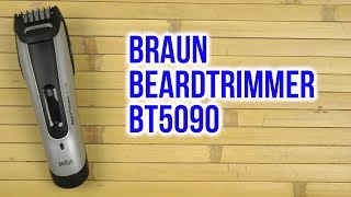 Распаковка BRAUN BeardTrimmer BT5090 [upl. by Ennybor]