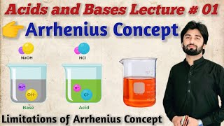 Arrhenius Concept of Acids and Bases  Acid base equilibria Lecture 01 acidbase [upl. by Aneez226]