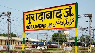 Moradabad Railway Station Train Announcement [upl. by Anoyet]