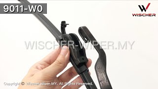 9011W0 Wischer wipers installation videos [upl. by Atirres470]