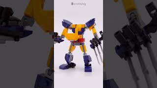 LEGO Wolverine Mech Armour 76202 Superheroes Speed Build [upl. by Nylloc]