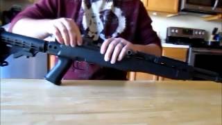 SKS with Tapco Stock Pistol Grip Modification [upl. by Hallagan]