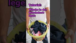 Tutorial Wäsche in einen Wäschekorb packen [upl. by Walcott64]