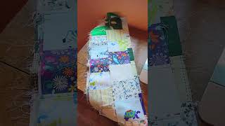 Make a scrap patchwork with me upcycling patchwork sewing colorful studiolife resuse [upl. by Bultman]