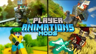 Top Best Player Animation Mods For Minecraft 112 to 1202  2023 [upl. by Ashbey855]