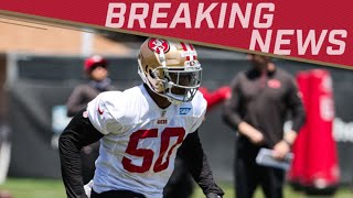 Roster Move 🚨 49ers sign LB Jalen Graham to active roster off Commanders practice squad [upl. by Fitting]