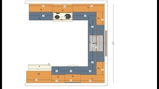 Design Build a U Shaped Kitchen [upl. by Dorene]