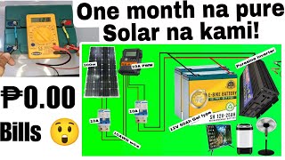 Paano Gumawa ng DIY 100w Solar set up With 12v 50ah Battery Setup for Beginners [upl. by Ahsieken]