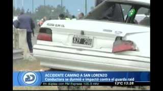 Accidente en camino a San Lorenzo [upl. by Bjorn]