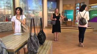 orYANY Anaconda Leather Convertible Backpack with Amy Stran [upl. by Eatnuhs]