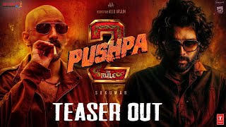 Pushpa 2 The Rule Teaser  HINDI  Allu Arjun  Sukumar  Rashmika Mandanna  Fahadh Faasil  DSP [upl. by Sirron82]