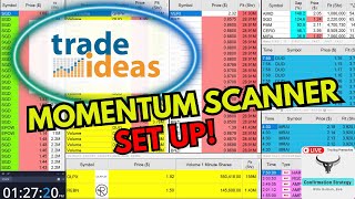 How to Set Up Trade Ideas Scanner Tutorial  Best Momentum Scanner for Day Trading [upl. by Nolahp]