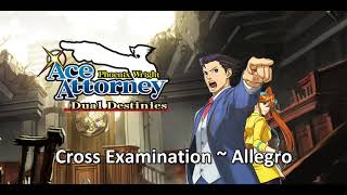 Cross Examination Allegro Extended  Phoenix Wright Ace Attorney Dual Destinies Soundtrack [upl. by Trevethick]