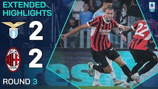 LAZIOMILAN 22  EXTENDED HIGHLIGHTS  SERIE A 202425 [upl. by Ynaiffit]