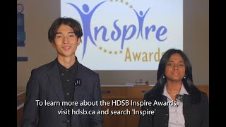 Welcome to the Halton District School Board Inspire Awards [upl. by Tareyn]