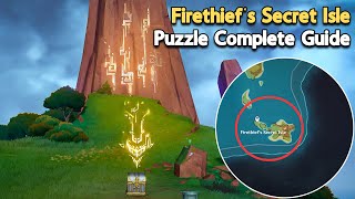 Firethiefs Secret Isle Puzzle  Natlan  Genshin Impact 50 [upl. by Einuj53]