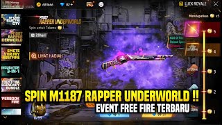 SPIN SG2 UNGU TERBARU EVENT M1887 RAPPER UNDERWORLD TRIK HOKI amp HABIS BERAPA DIAMOND [upl. by Adliwa786]