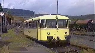 Führerstandsmitfahrt Hersfelder Kreisbahn 10081993 [upl. by Adnih]