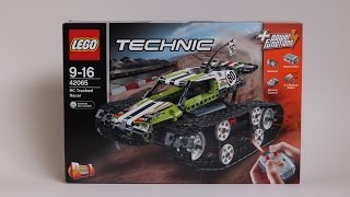 Lego Technic 42065 ferngesteuerter Tracked Racer Speed Build [upl. by Nehtan]