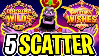 GENIE JACKPOTS MEGAWAYS SLOT 🤑 5 SCATTER BONUS EPIC FEATURES‼️🔥 [upl. by Nue920]