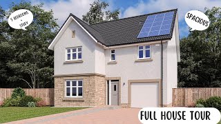 5 Bedroom  Study Detached New Build House Tour UK By Cala Homes The Evan Showhome [upl. by Ynohtnaleahcim]