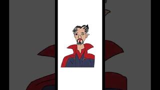 Doctor Strange The Wierd Look Desktop Drawing  Funny Drawing meme drstrange avengers art magic [upl. by Ynnavoeg449]