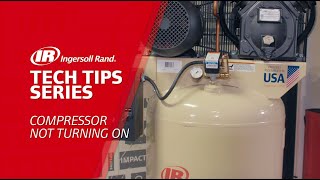 Compressor Not Turning On Troubleshooting  Ingersoll Rand Reciprocating Air Compressor [upl. by Ailaro]