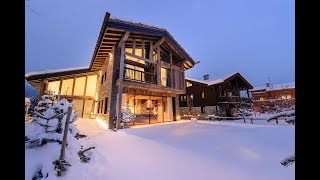 Courchevel Chalet Luxe  Ski Resort with Drone by LuxVacation [upl. by Leyameg]