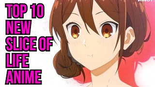 Top 10 New Slice Of Life Anime HD [upl. by Leidba]