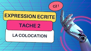 correction de lexpression écrite tache 2  la colocation [upl. by Ynattyrb]