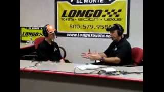 Joey Logano on SiriusXM NASCAR Radio at Longo Toyota 12810 [upl. by Aynosal]