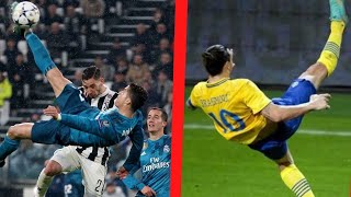 13 retournés ACROBATIQUES Légendaires Dans le FootballGiroud vs atletico Ronaldo vs Juventus⚽️🔥 [upl. by Lucic]