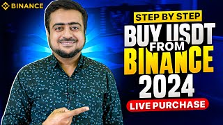 How To Buy USDT From Binance 2024  Step By Step [upl. by Calida404]