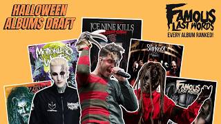 Episode 28 Drafting Our Favorite Halloween Albums  Every Famous Last Words Album Ranked [upl. by Eirallam]