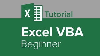 Excel VBA Beginner Tutorial [upl. by Nevyar]