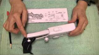 How to Use the Singer Handy Stitch Sewing Maching  Part 1 [upl. by Gnaht]